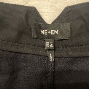 Stylish wide leg  Black Pants with Red Stripe